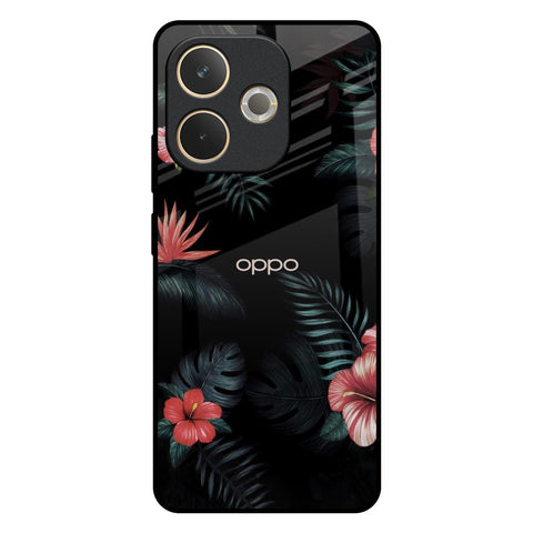 Tropical Art Flower Oppo A5 Pro 5G Glass Back Cover Online