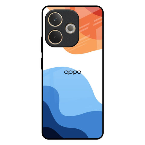 Wavy Color Pattern Oppo A5 Pro 5G Glass Back Cover Online
