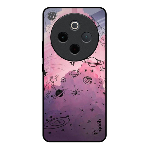 Space Doodles Vivo T4 5G Glass Back Cover Online