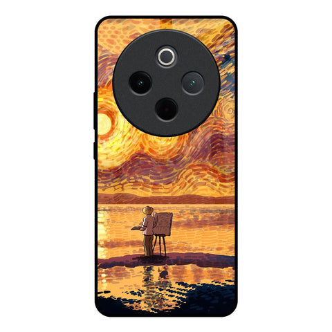 Sunset Vincent Vivo T4 5G Glass Back Cover Online