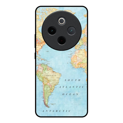 Travel Map Vivo T4 5G Glass Back Cover Online