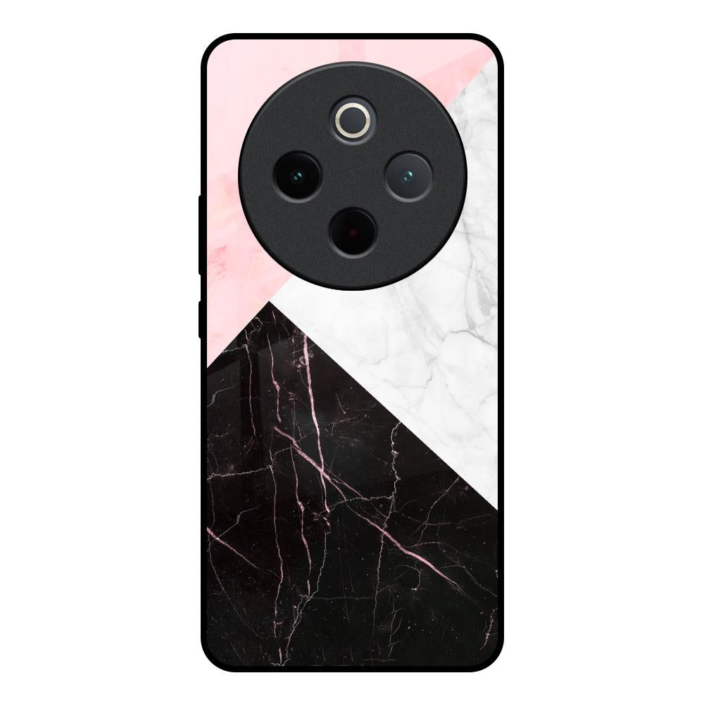 Marble Collage Art Vivo T4 5G Glass Back Cover Online