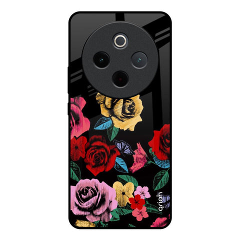 Floral Decorative Vivo T4 5G Glass Back Cover Online