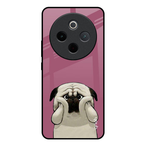 Funny Pug Face Vivo T4 5G Glass Back Cover Online