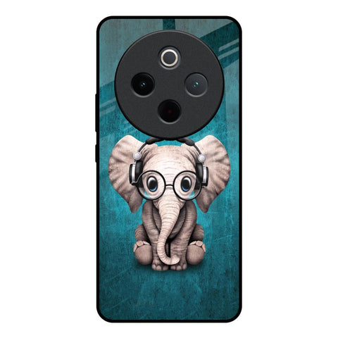 Adorable Baby Elephant Vivo T4 5G Glass Back Cover Online
