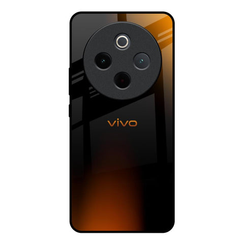 Orange Black Fusion Vivo T4 5G Glass Back Cover Online