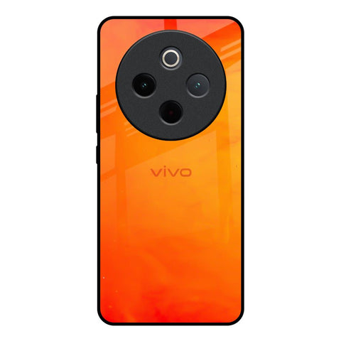 Tangy Orange Vivo T4 5G Glass Back Cover Online