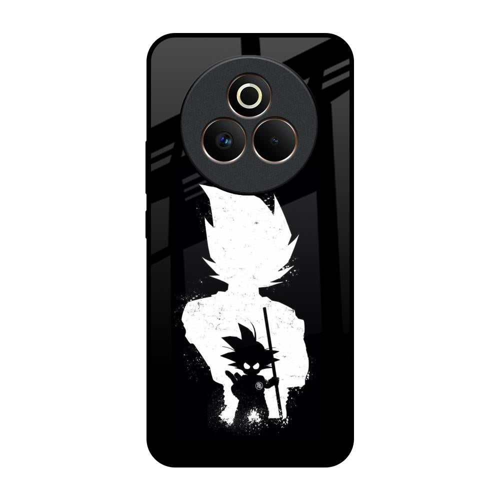 Monochrome Goku Realme P3 Pro 5G Glass Back Cover Online