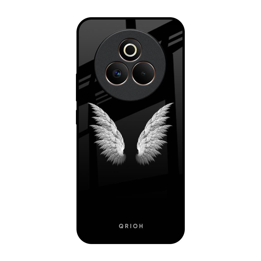 White Angel Wings Realme P3 Pro 5G Glass Back Cover Online