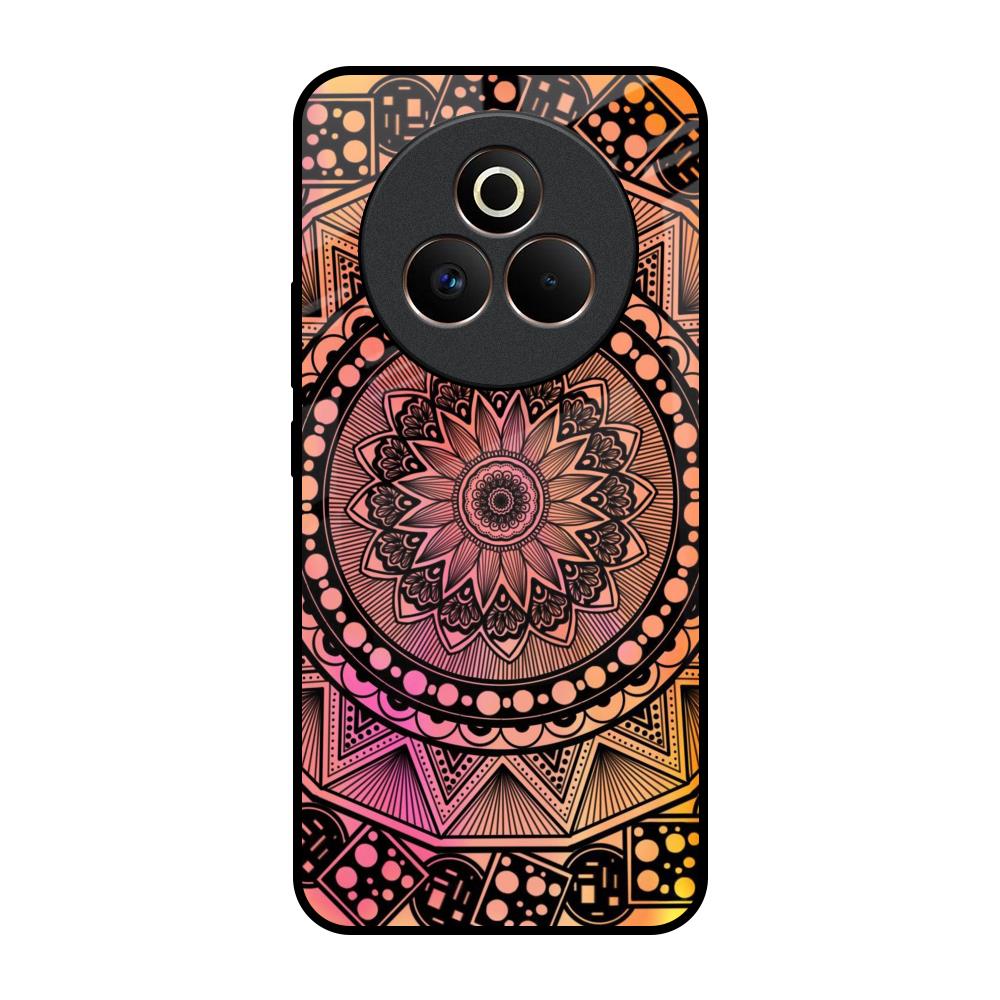 Floral Mandala Realme P3 Pro 5G Glass Back Cover Online