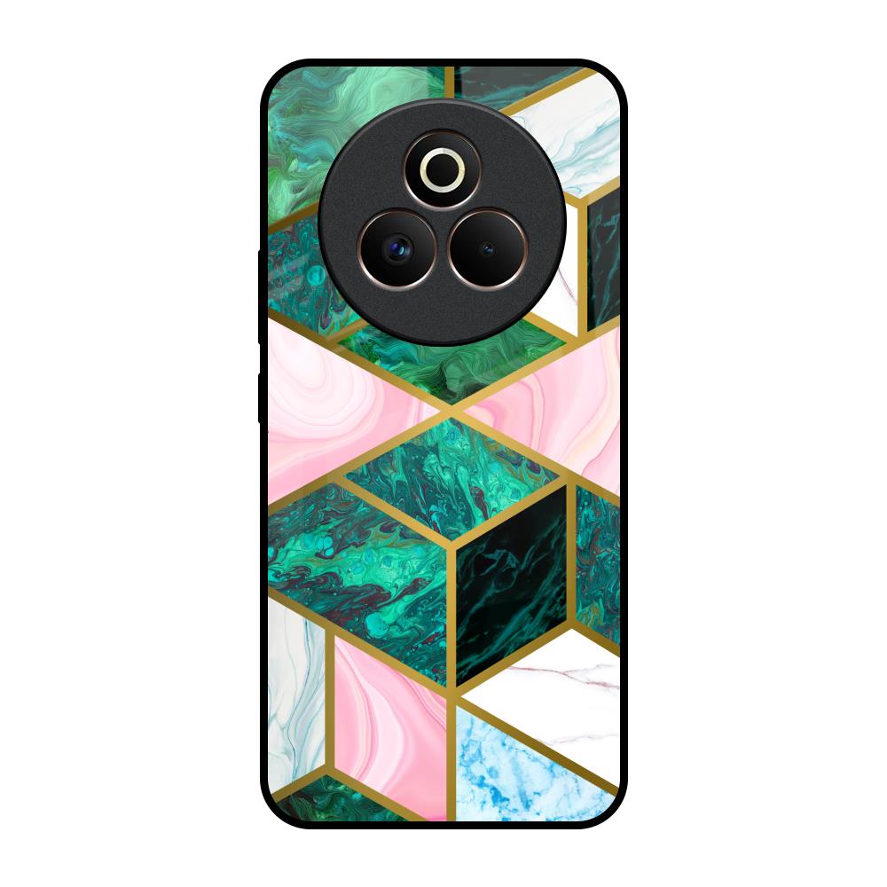 Seamless Green Marble Realme P3 Pro 5G Glass Back Cover Online