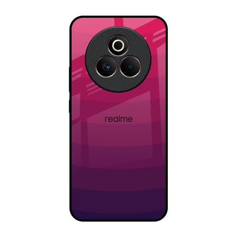 Wavy Pink Pattern Realme P3 Pro 5G Glass Back Cover Online