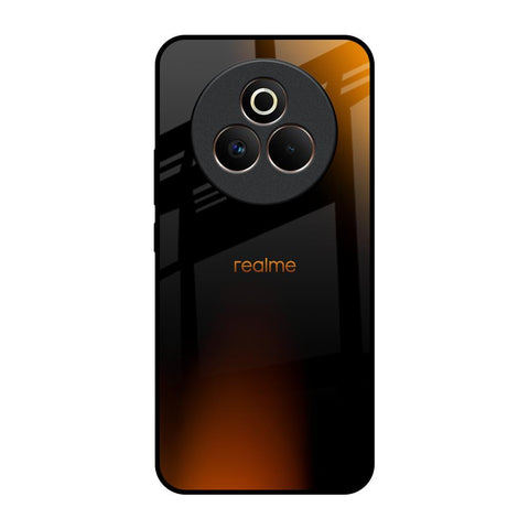 Orange Black Fusion Realme P3 Pro 5G Glass Back Cover Online