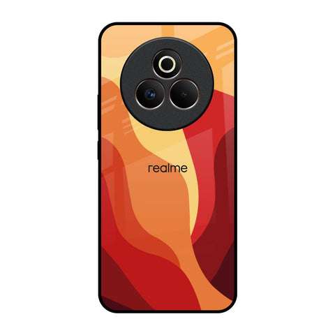 Magma Color Pattern Realme P3 Pro 5G Glass Back Cover Online