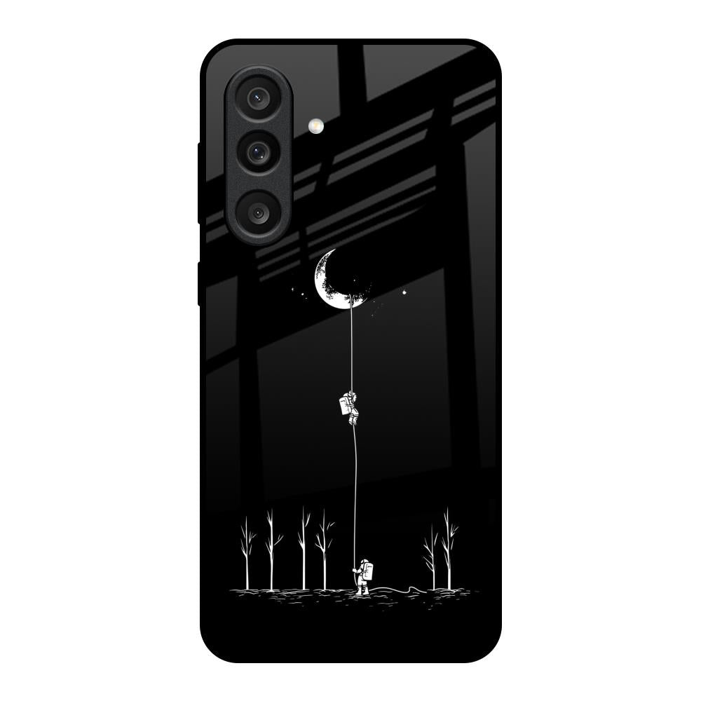 Catch the Moon Samsung Galaxy M56 5G Glass Back Cover Online
