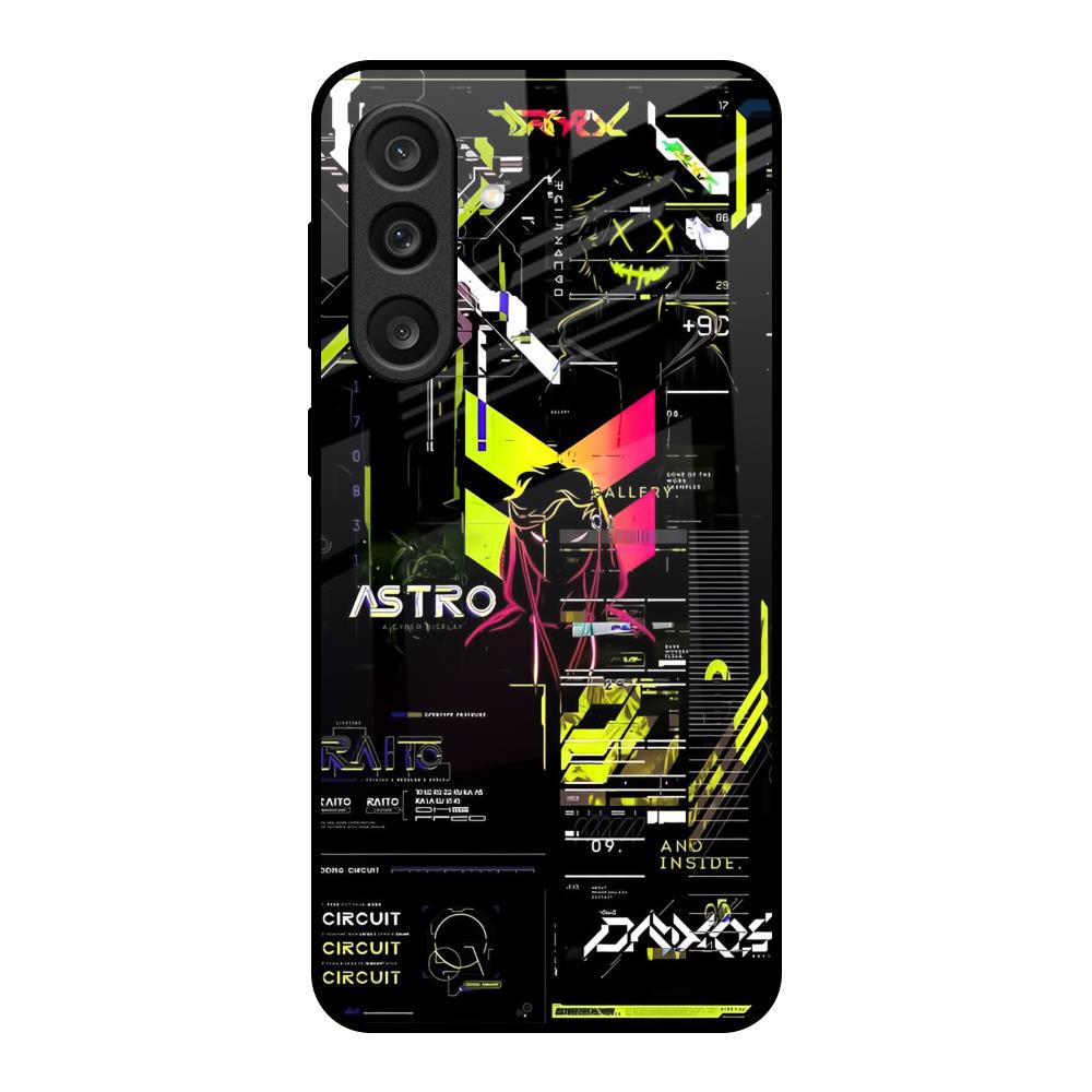 Astro Glitch Samsung Galaxy M56 5G Glass Back Cover Online