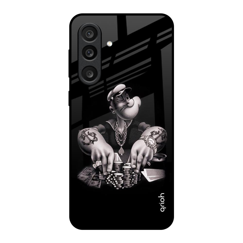 Gambling Problem Samsung Galaxy M56 5G Glass Back Cover Online