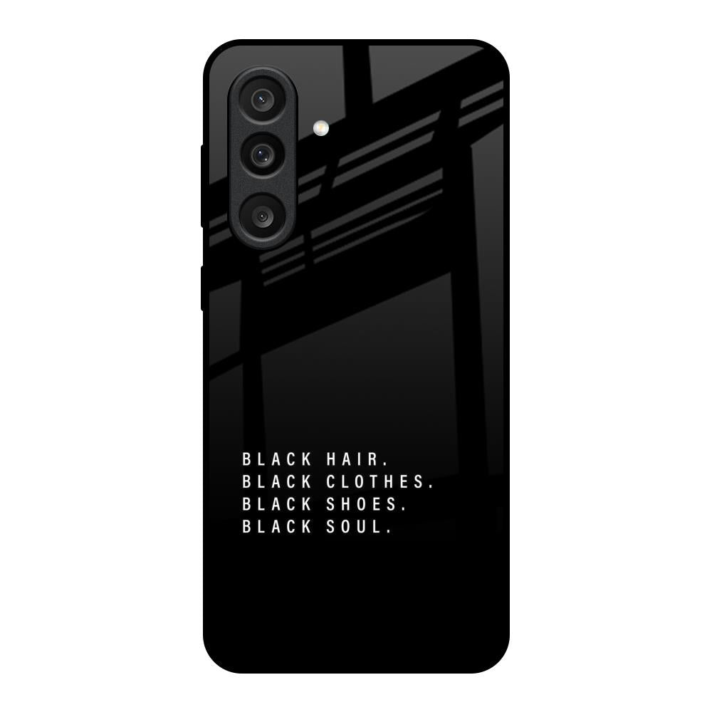 Black Soul Samsung Galaxy M56 5G Glass Back Cover Online