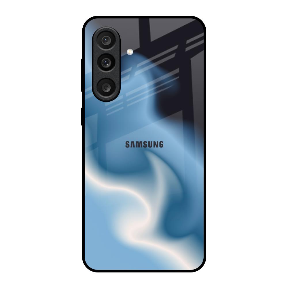 Blue Waves Samsung Galaxy M56 5G Glass Back Cover Online
