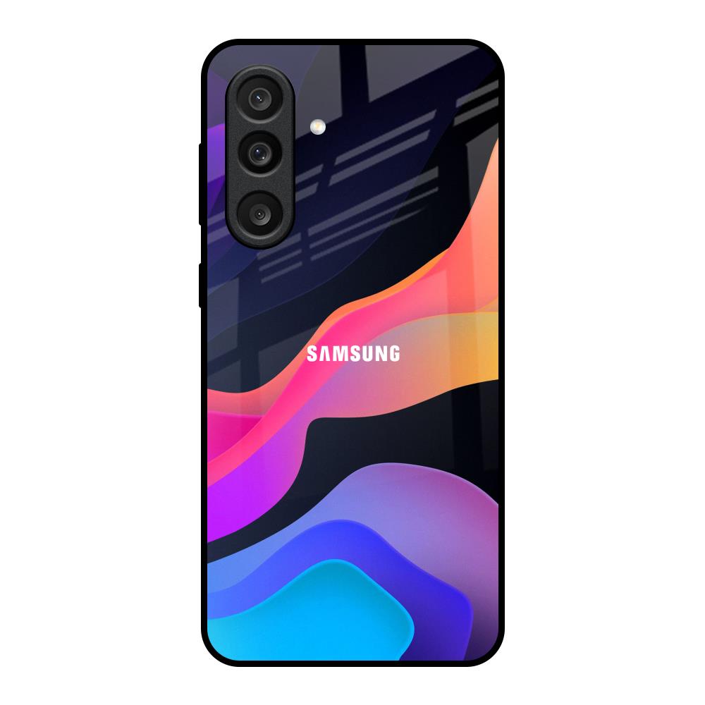 Colorful Fluid Samsung Galaxy M56 5G Glass Back Cover Online