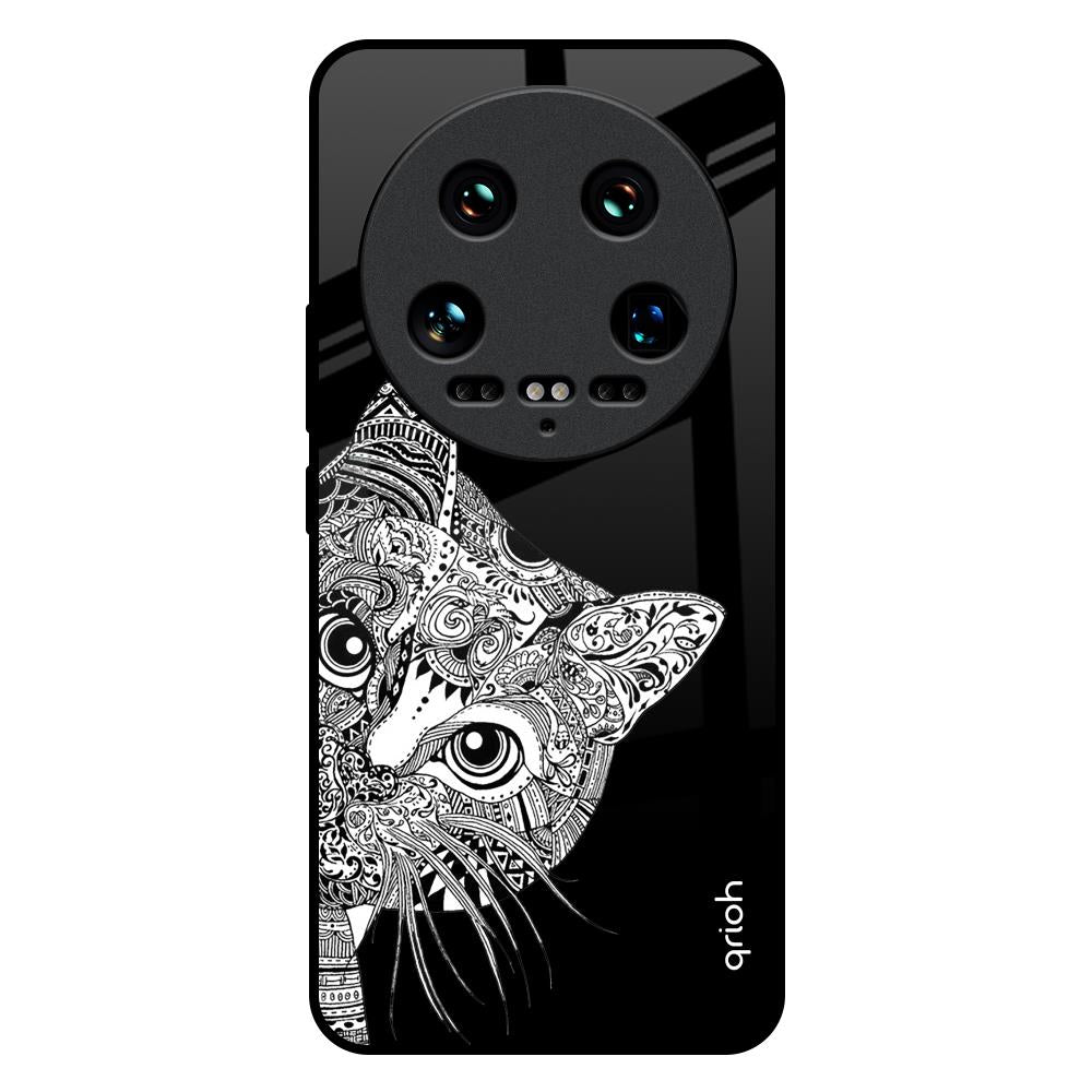 Kitten Mandala Mi 14 Ultra 5G Glass Back Cover Online