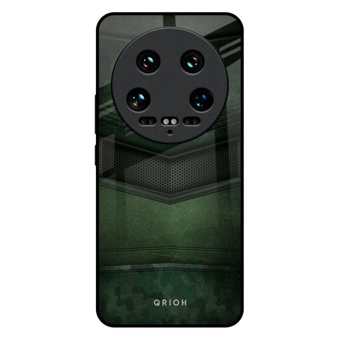 Green Leather Mi 14 Ultra 5G Glass Back Cover Online