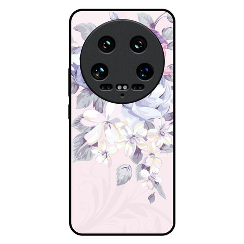 Elegant Floral Mi 14 Ultra 5G Glass Back Cover Online