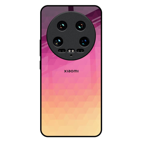 Geometric Pink Diamond Mi 14 Ultra 5G Glass Back Cover Online