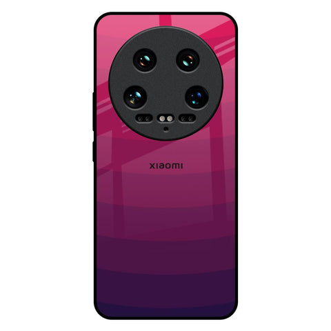 Wavy Pink Pattern Mi 14 Ultra 5G Glass Back Cover Online