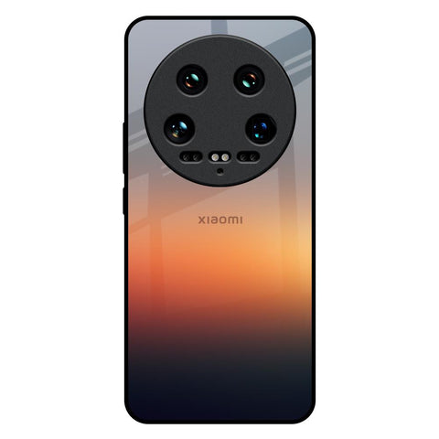 Aesthetic Orange Mi 14 Ultra 5G Glass Back Cover Online