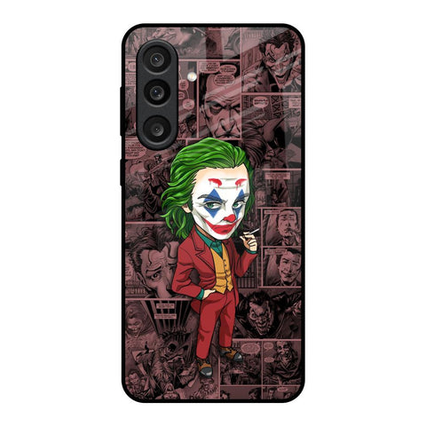 Joker Cartoon Samsung Galaxy F56 5G Glass Back Cover Online