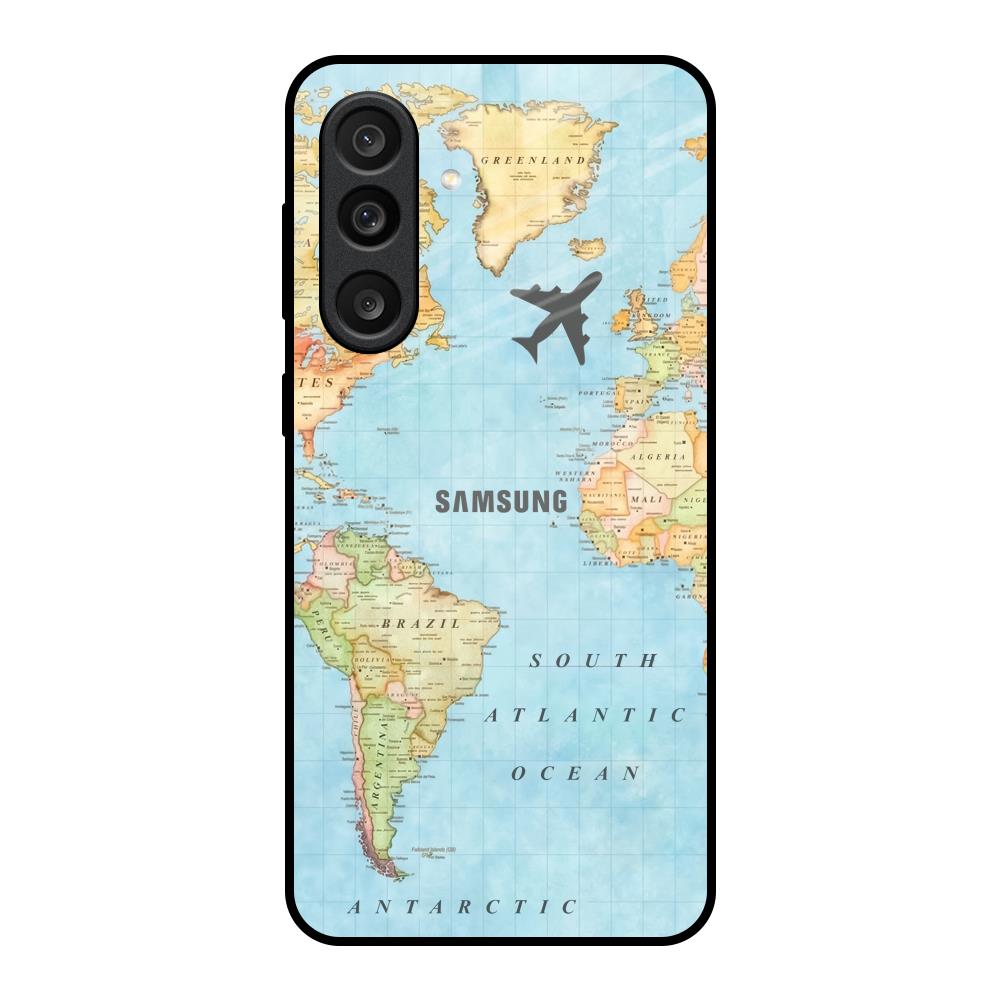 Fly Around The World Samsung Galaxy F56 5G Glass Back Cover Online