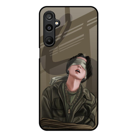 Blind Fold Samsung Galaxy F16 5G Glass Back Cover Online