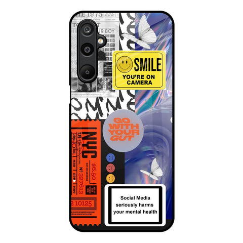 Smile for Camera Samsung Galaxy F16 5G Glass Back Cover Online