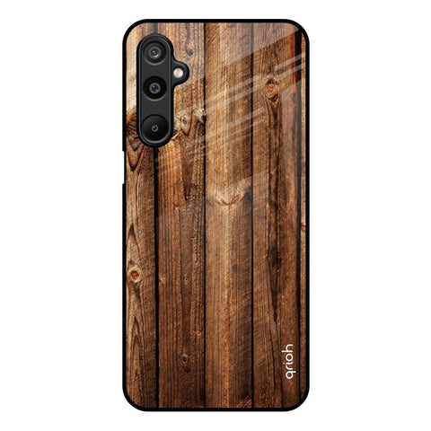 Timber Printed Samsung Galaxy F16 5G Glass Back Cover Online