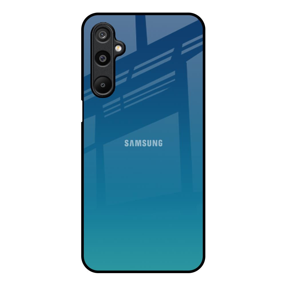 Celestial Blue Samsung Galaxy F16 5G Glass Back Cover Online