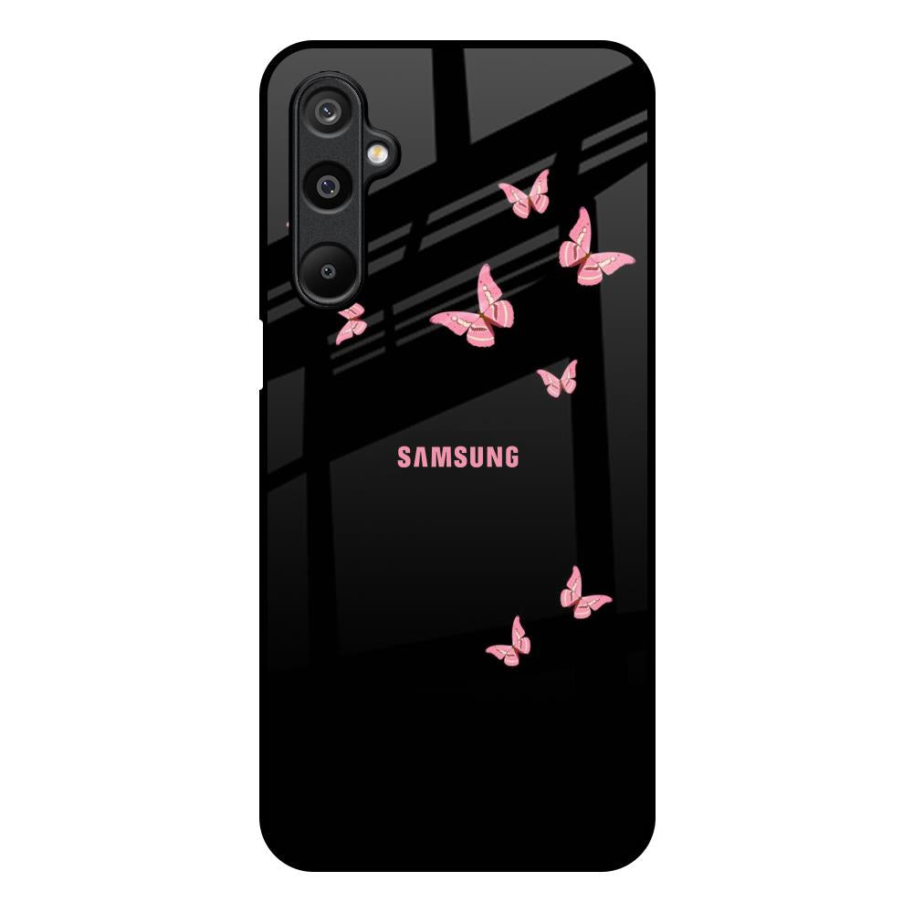Fly Butterfly Samsung Galaxy F16 5G Glass Back Cover Online