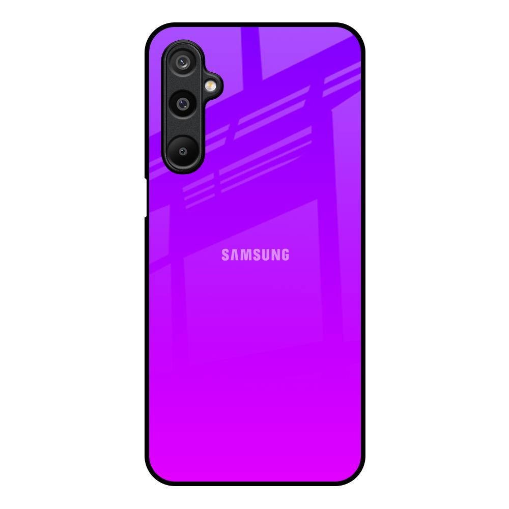 Purple Pink Samsung Galaxy F16 5G Glass Back Cover Online