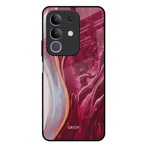 Crimson Ruby IQOO Z10x 5G Glass Back Cover Online