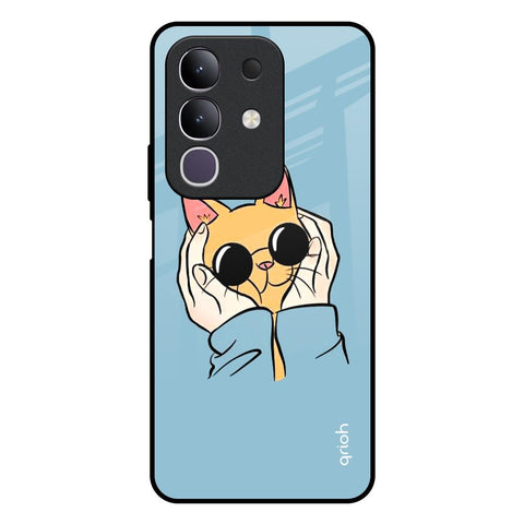 Adorable Cute Kitty IQOO Z10x 5G Glass Back Cover Online