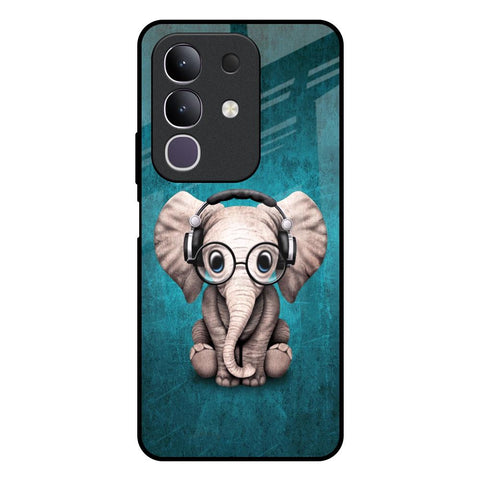 Adorable Baby Elephant IQOO Z10x 5G Glass Back Cover Online