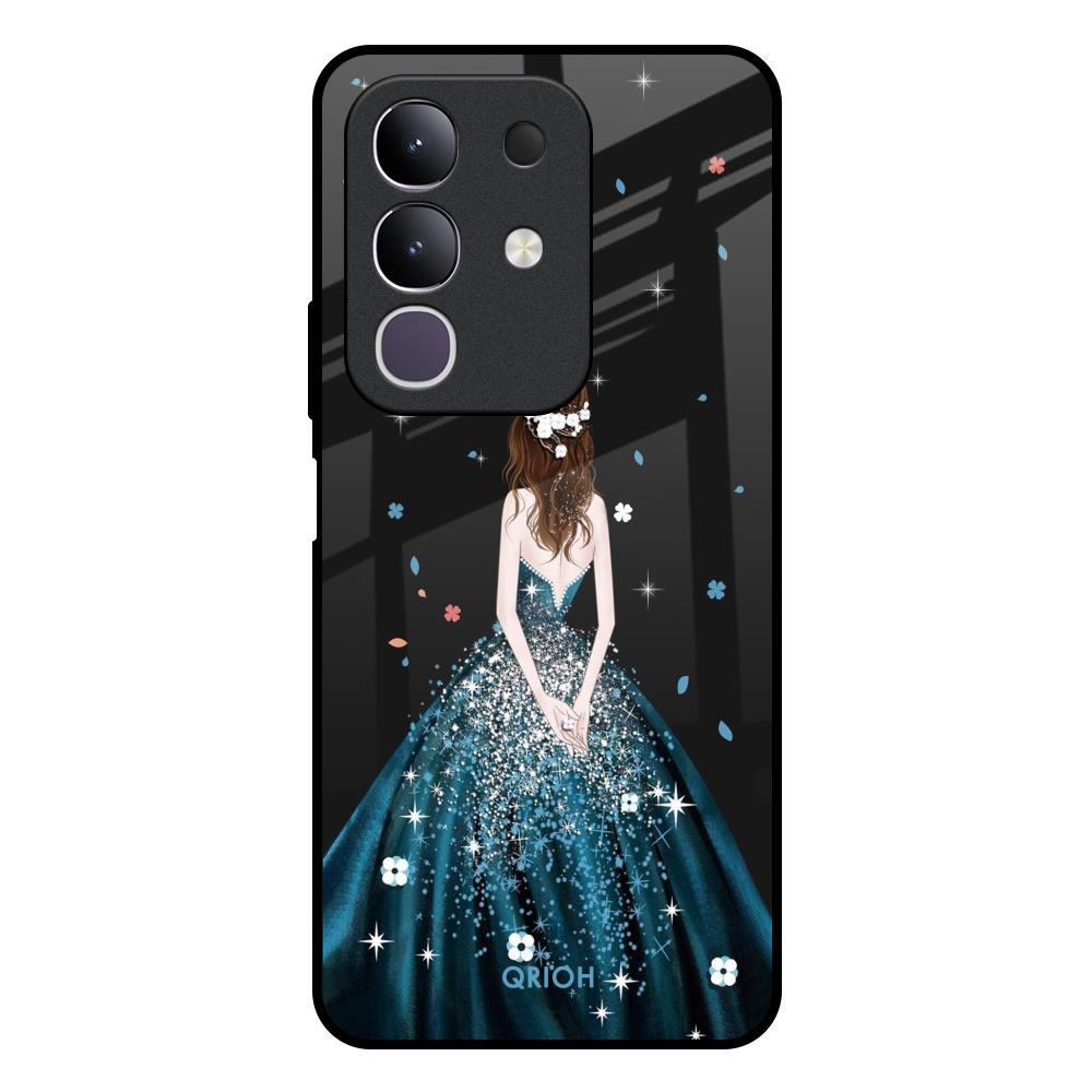 Queen Of Fashion IQOO Z10x 5G Glass Back Cover Online