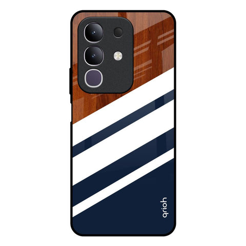 Bold Stripes IQOO Z10x 5G Glass Back Cover Online