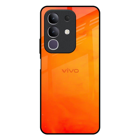 Tangy Orange IQOO Z10x 5G Glass Back Cover Online