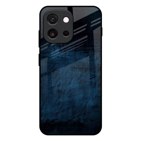 Dark Blue Grunge OnePlus 13s 5G Glass Back Cover Online