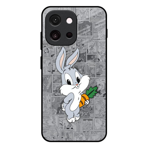 Cute Baby Bunny OnePlus 13s 5G Glass Back Cover Online