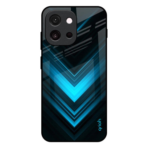 Vertical Blue Arrow OnePlus 13s 5G Glass Back Cover Online
