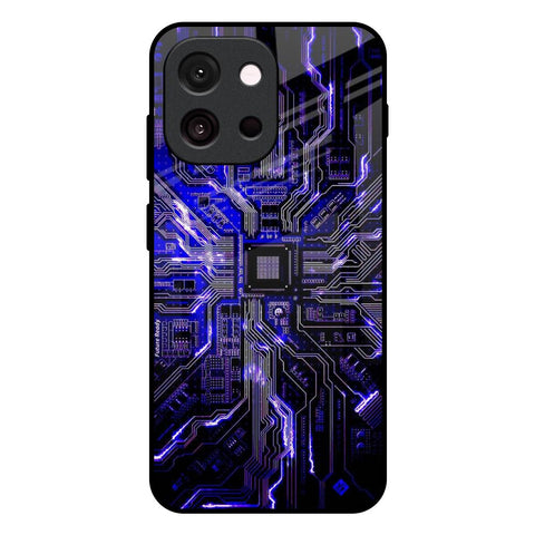 Techno Color Pattern OnePlus 13s 5G Glass Back Cover Online