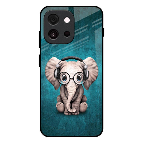 Adorable Baby Elephant OnePlus 13s 5G Glass Back Cover Online
