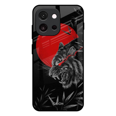 Red Moon Tiger OnePlus 13s 5G Glass Back Cover Online